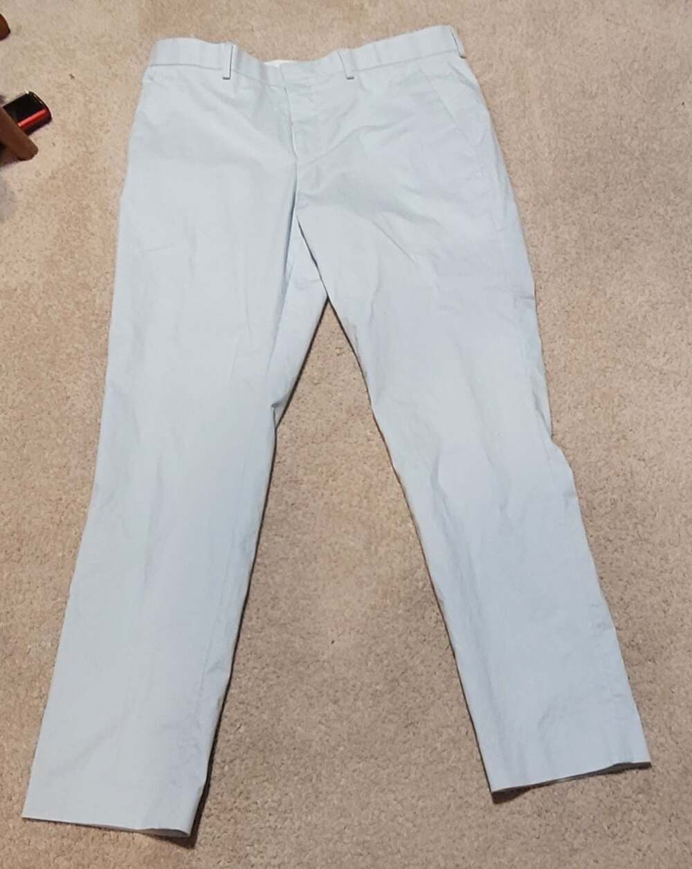 Express Extra Slim Men's Dress Pants Size 32x32 Light Blue